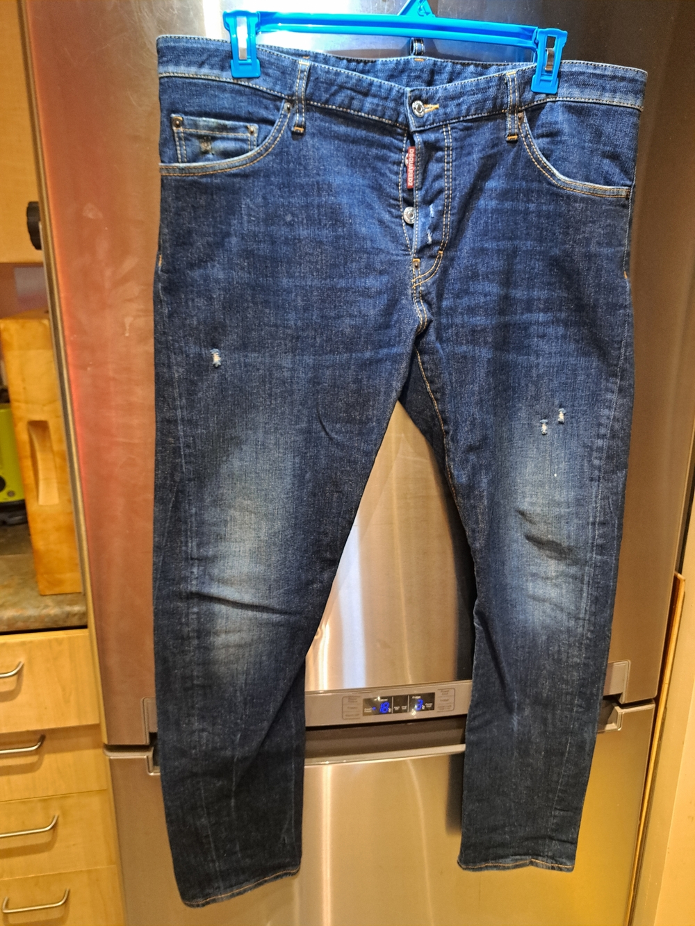 DSQUARED2 Men's Slim Dark Blue Jeans